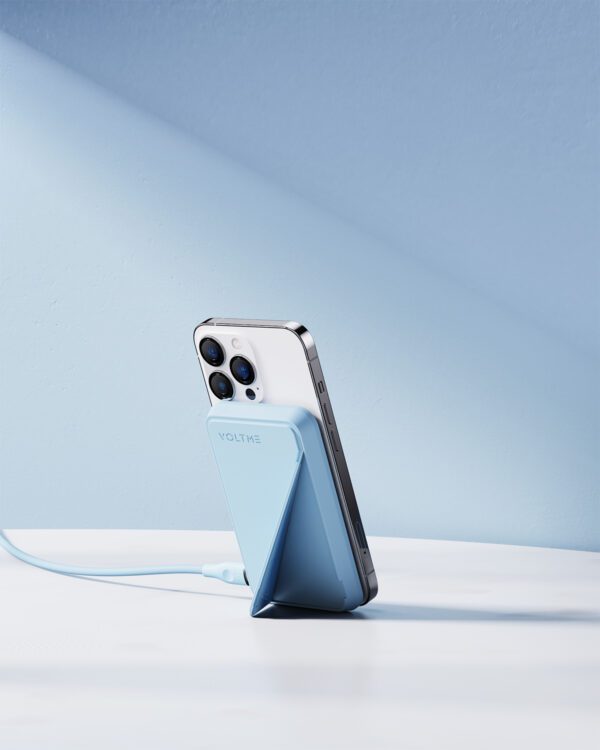 VOLTME MagPak 5K Series 5000mAh 15w - Matte Blue B3003 - Image 4