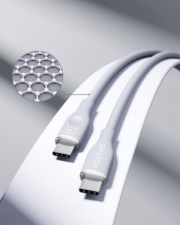 VOLTME Powerlink Moss Series CTC 3A-60W 1,0m - Grey C2025 - Image 2