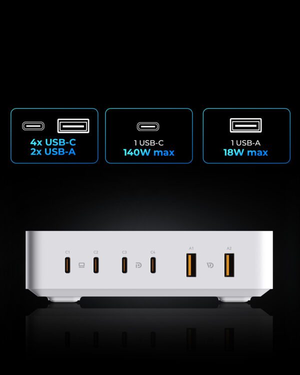 VOLTME Revo 240 PD3.1 4C2A 240W EU - White V2251 - Image 5