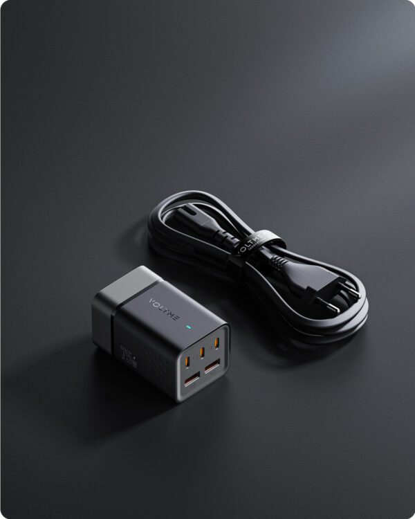 VOLTME VITO Go EzTravel Desktop Charger 75W - Black F4018 - Image 4